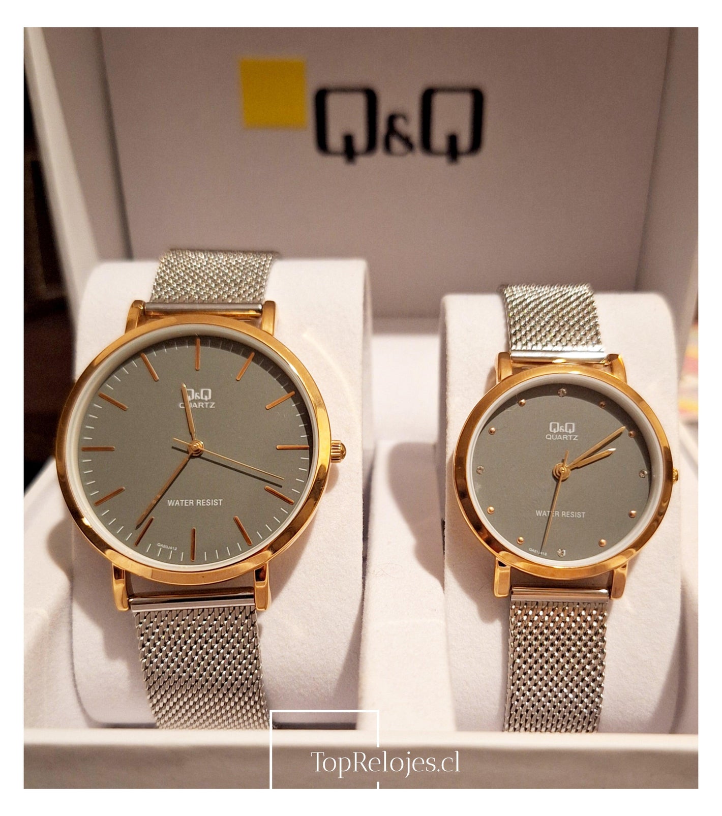 RELOJES Q&Q PAREJA QA20J412Y