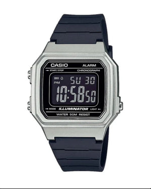 CASIO Reloj Casio Vintage W-217HM-7BV Plateado/Negro