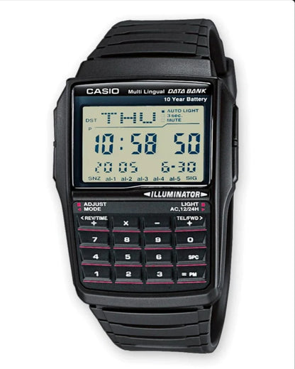 Reloj Calculadora Casio Databank Vintage DBC-32-1ADF Negro