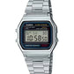 Reloj Casio Vintage A-158WA-1 Azul/Plateado + RELOJ CASIO MUJER RETRO VINTAGE LA-670WD-1DF