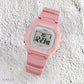 Casio Vintage Freestyle Digital Rosado W-218HC-4AV