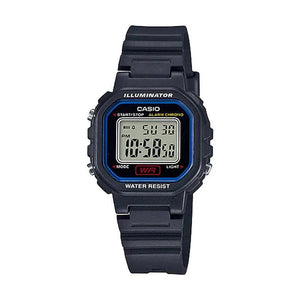 Reloj Casio Digital Mujer LA-20WH-1C + F-91W-1DG Clásico Líneas Azules