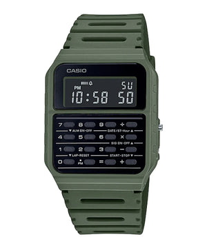 Reloj Calculadora Casio Vintage CA-53WF-3BCF Verde Pantalla Negativa