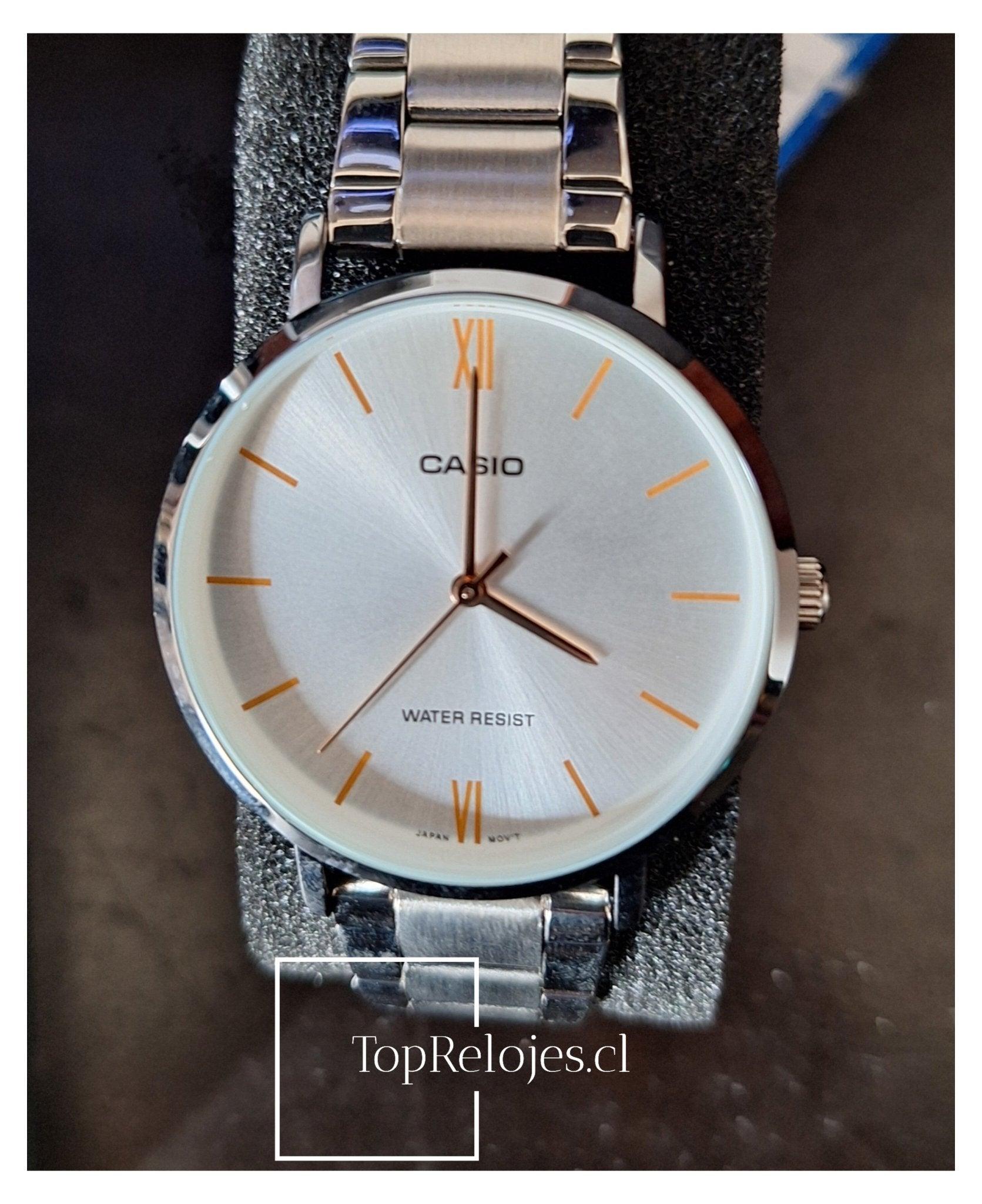 Reloj Casio Análogo LTP - VT01D - 7BUDF Plateado - TOPRELOJES.CL