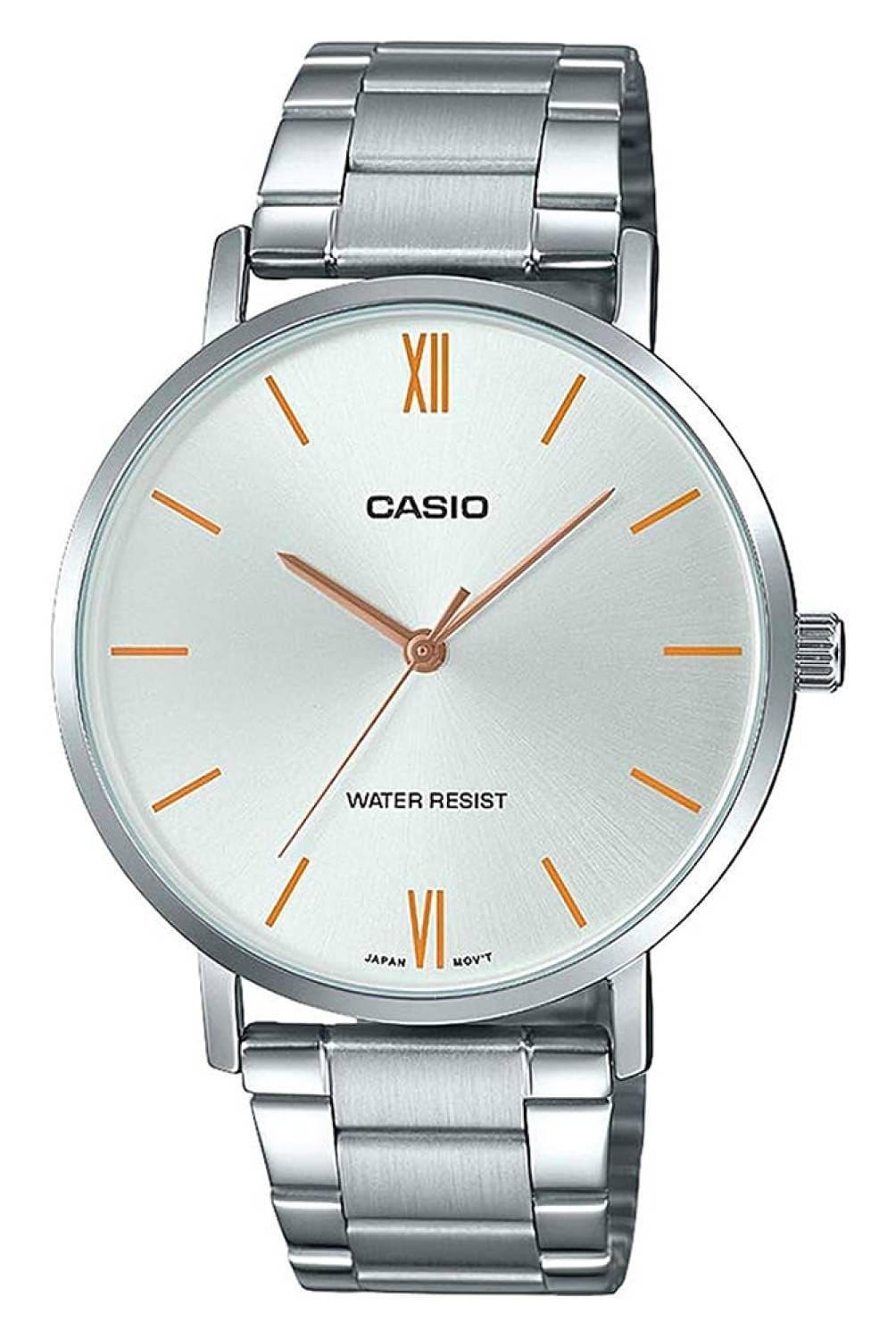 Reloj Casio Análogo LTP-VT01D-7BUDF Plateado - TOPRELOJES.CL