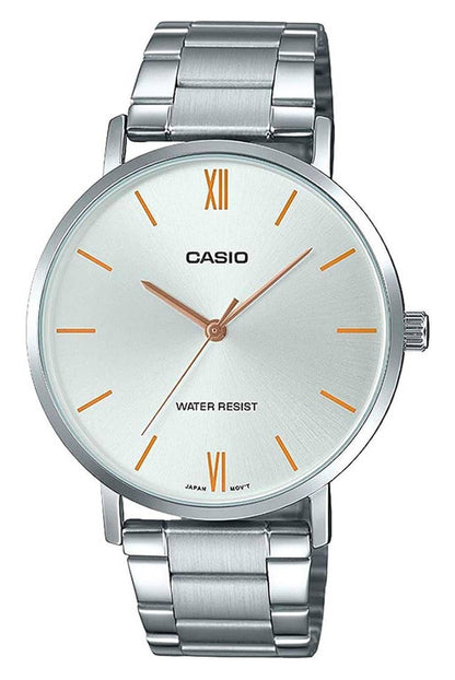 Reloj Casio Análogo LTP-VT01D-7BUDF Plateado - TOPRELOJES.CL