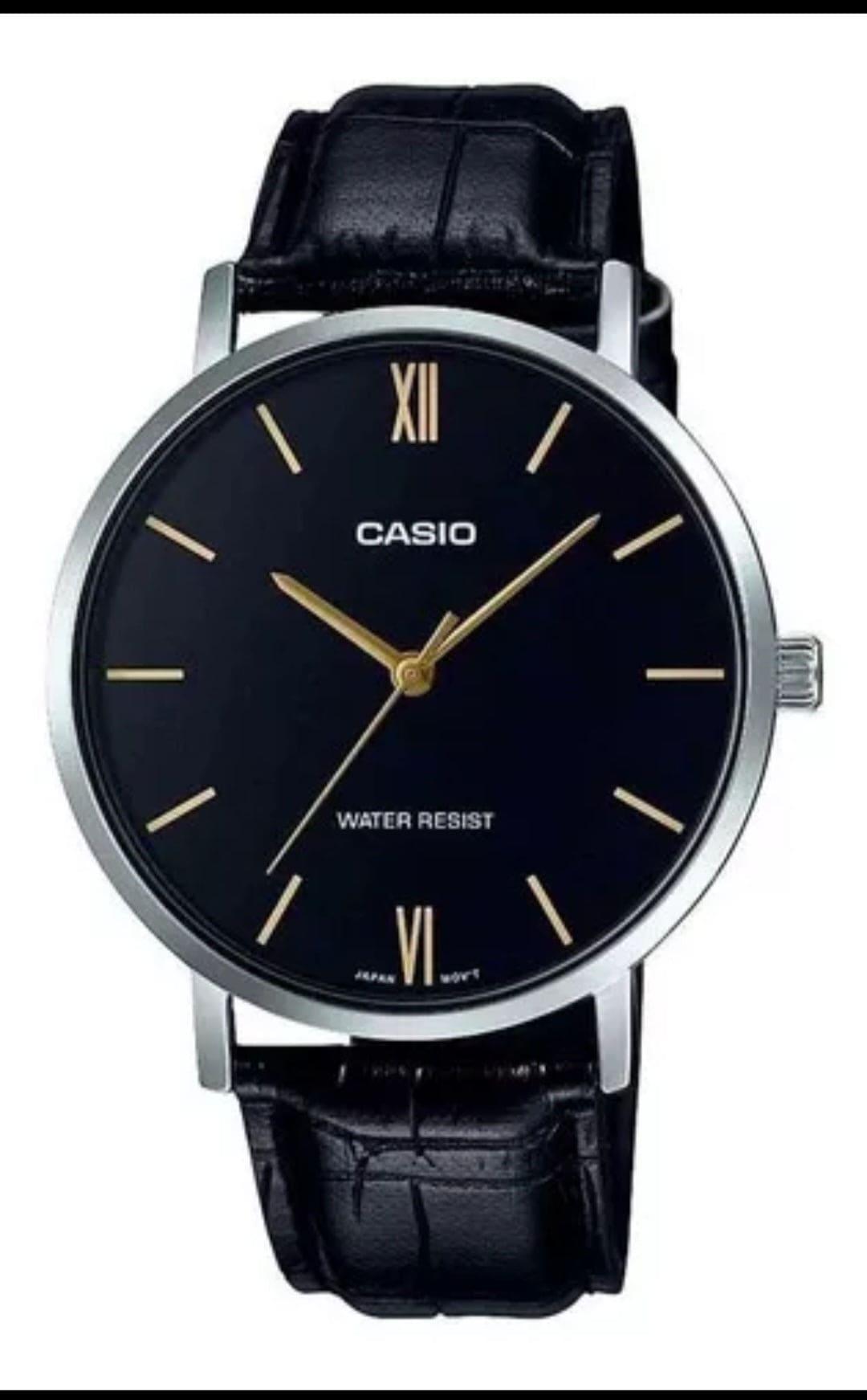 Reloj Casio Análogo Mujer Acero Negro LTP-VT01GB-1BUDF - TOPRELOJES.CL