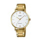 Reloj Casio Clásico Mujer Acero Dorado LTP - VT01G - 7B - TOPRELOJES.CL