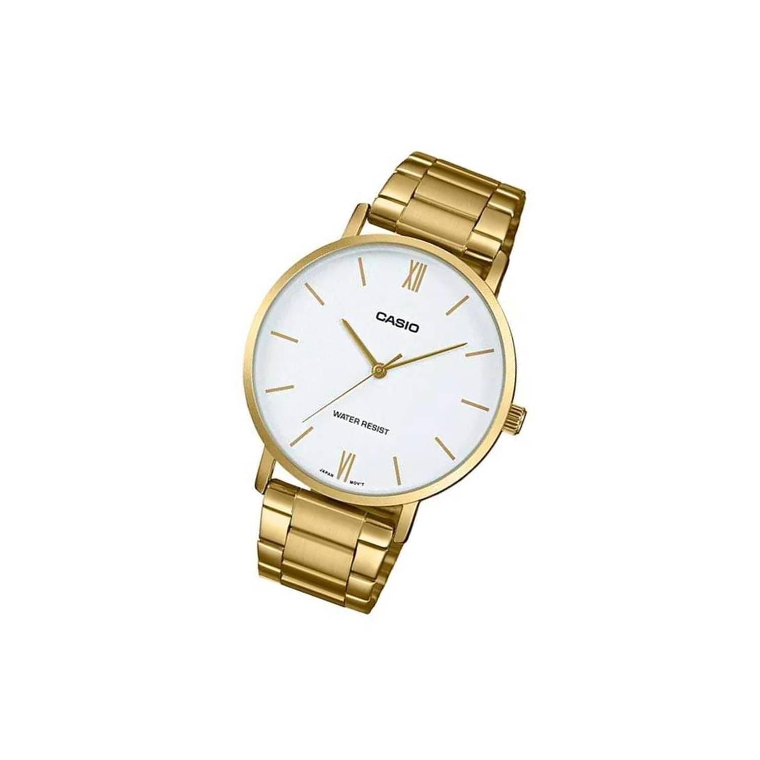 Reloj Casio Clásico Mujer Acero Dorado LTP-VT01G-7B - TOPRELOJES.CL